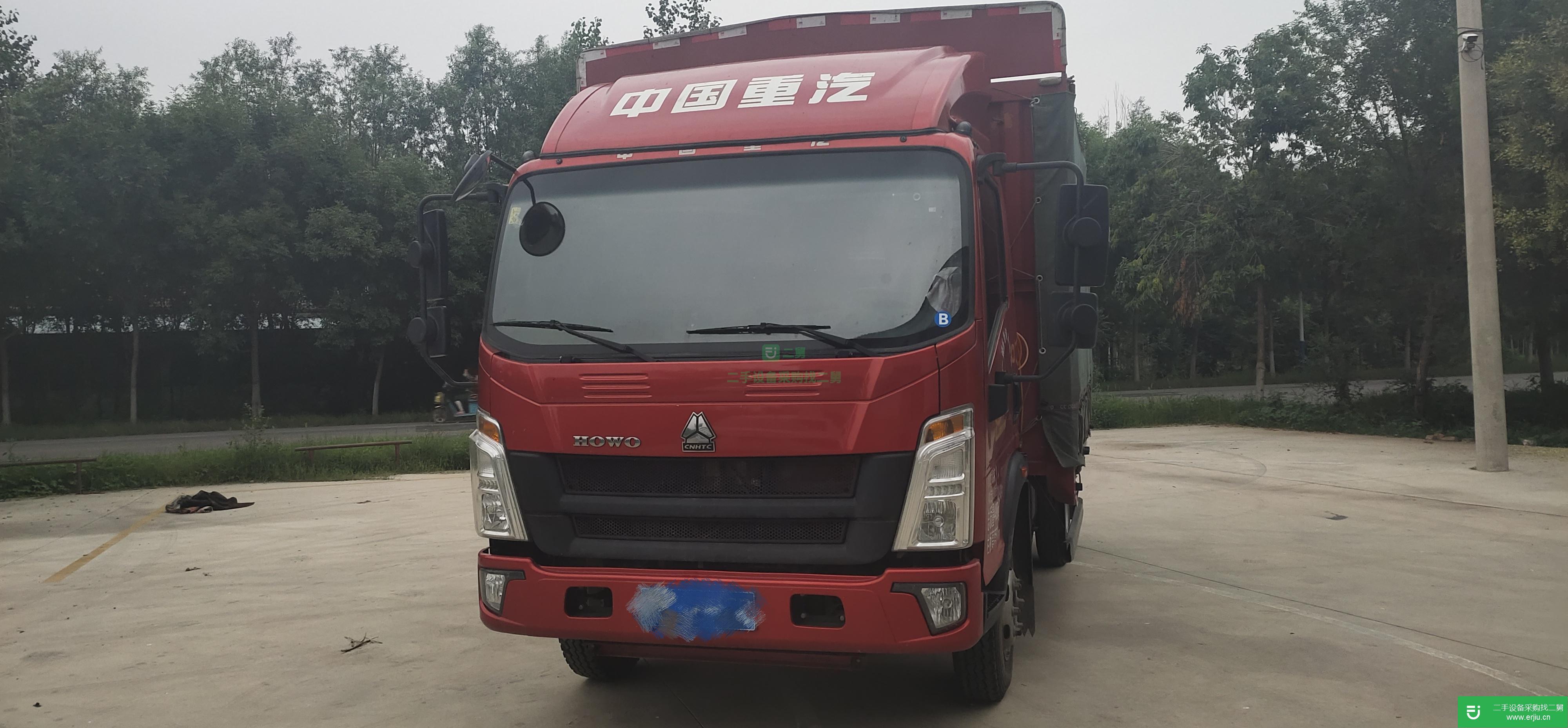 山東出售二手重汽HOWO輕卡載貨車