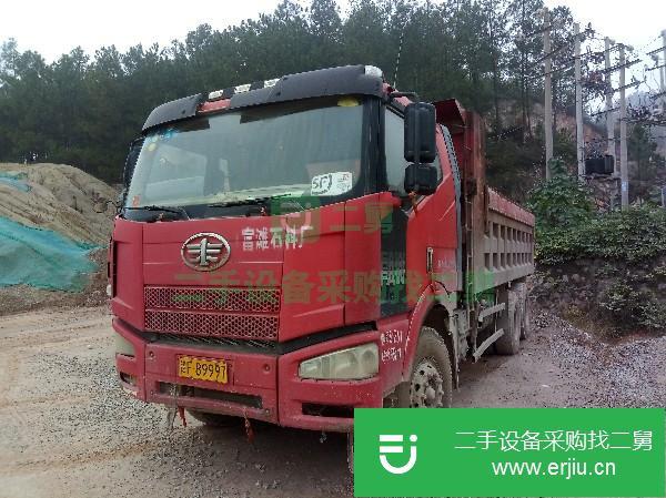 江西出售二手一汽解放J6P自卸車