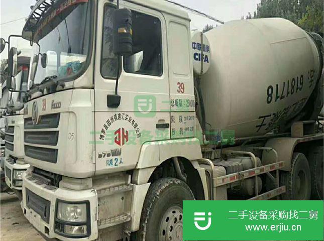 山東出售二手陜汽重卡德龍攪拌車