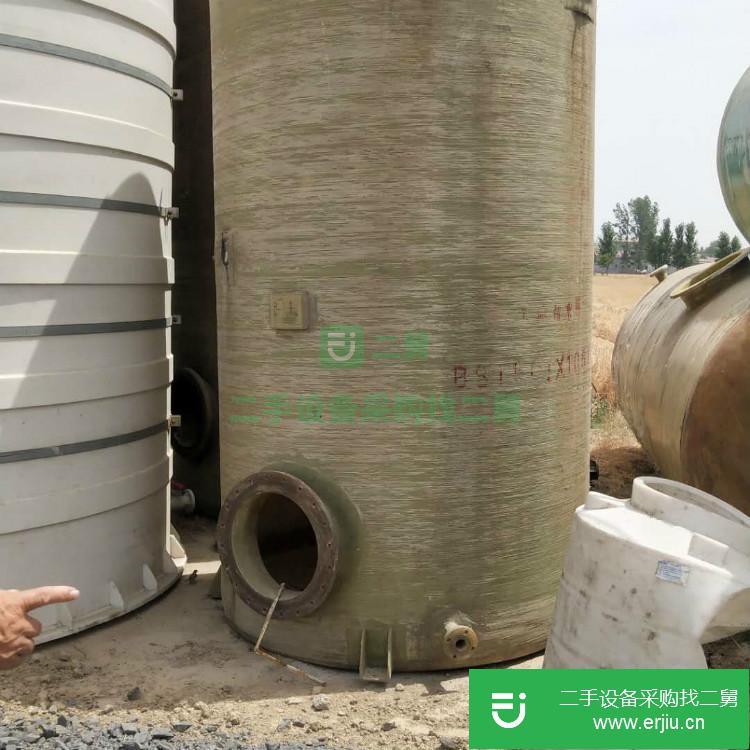 山東出售二手玻璃鋼消防儲水罐