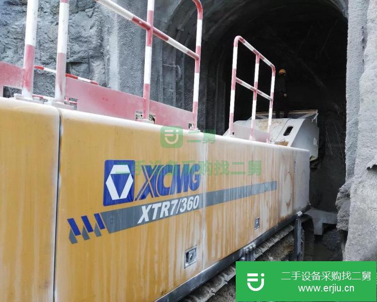 江蘇出售二手徐工大型掘進機