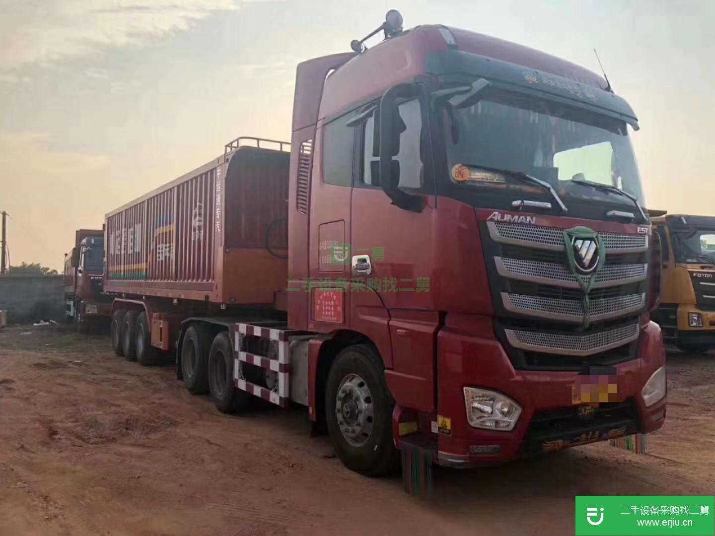 廣西低價(jià)出售一臺(tái)福田歐曼EST重卡牽引車7.6米
