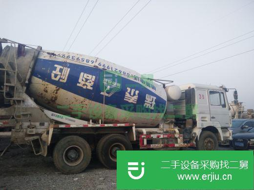 山東出售二手陜汽德水泥攪拌車