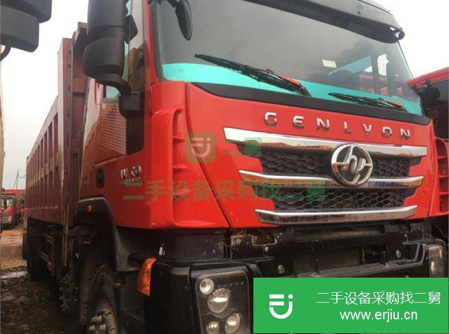 江西出售二手上汽紅巖前四后八自卸車