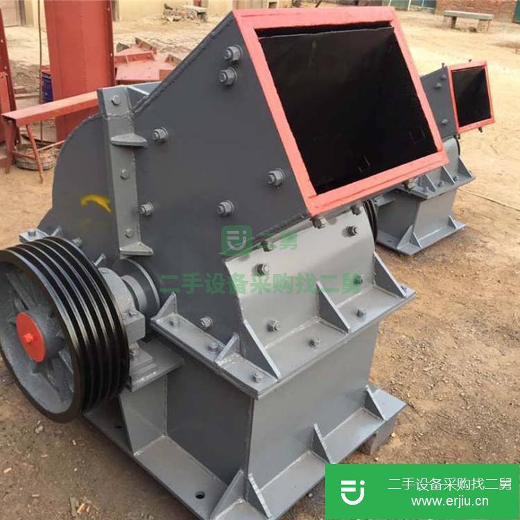 河南出售二手錘式河卵石粉碎機