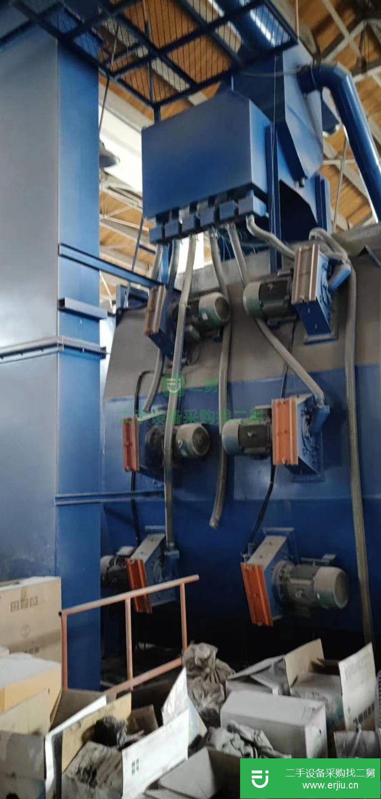 河北低價出售轉(zhuǎn)讓懸掛鏈通過式拋丸機