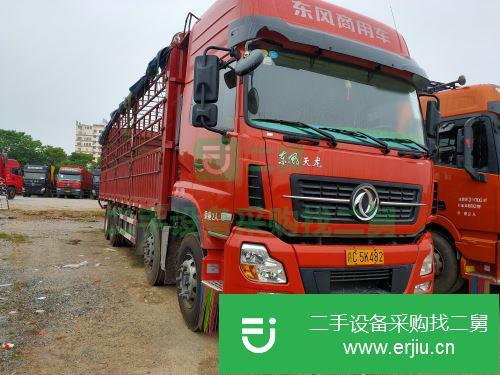 江西出售二手東風天龍前四后八高欄載貨車