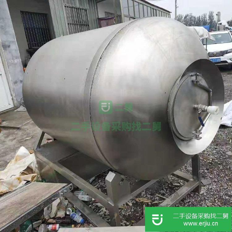 山東出售轉讓二手不銹鋼變頻真空滾揉機 肉制品加工設備