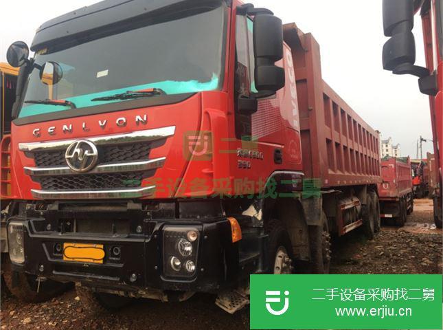 江西出售二手上汽紅巖前四后八自卸車