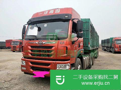 河北出售二手青島解放半掛車