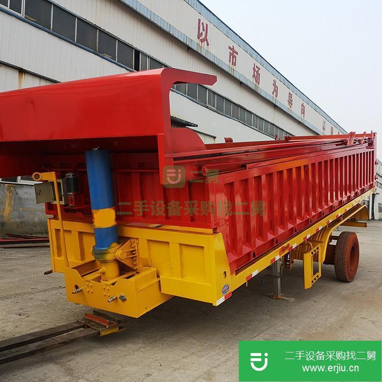 山東出售二手后翻自卸半掛車