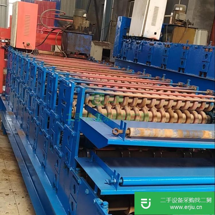 河北低價出售一臺二手820角馳壓瓦機 樓承板設備