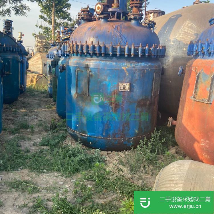 山東出售二手10噸搪瓷反應釜