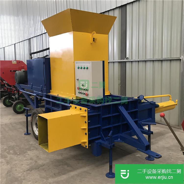 山東低價(jià)出售一臺(tái)二手秸稈打包機(jī) 壓塊機(jī)