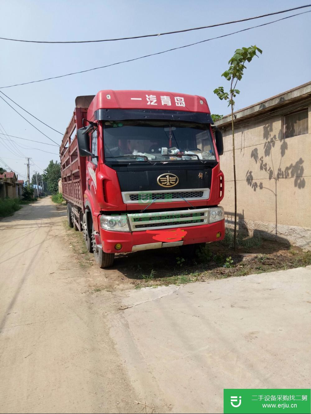 山東出售二手解放途威高欄貨車
