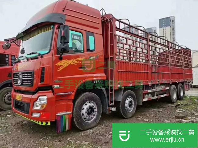 江西出售二手東風天龍前四后八高欄貨車