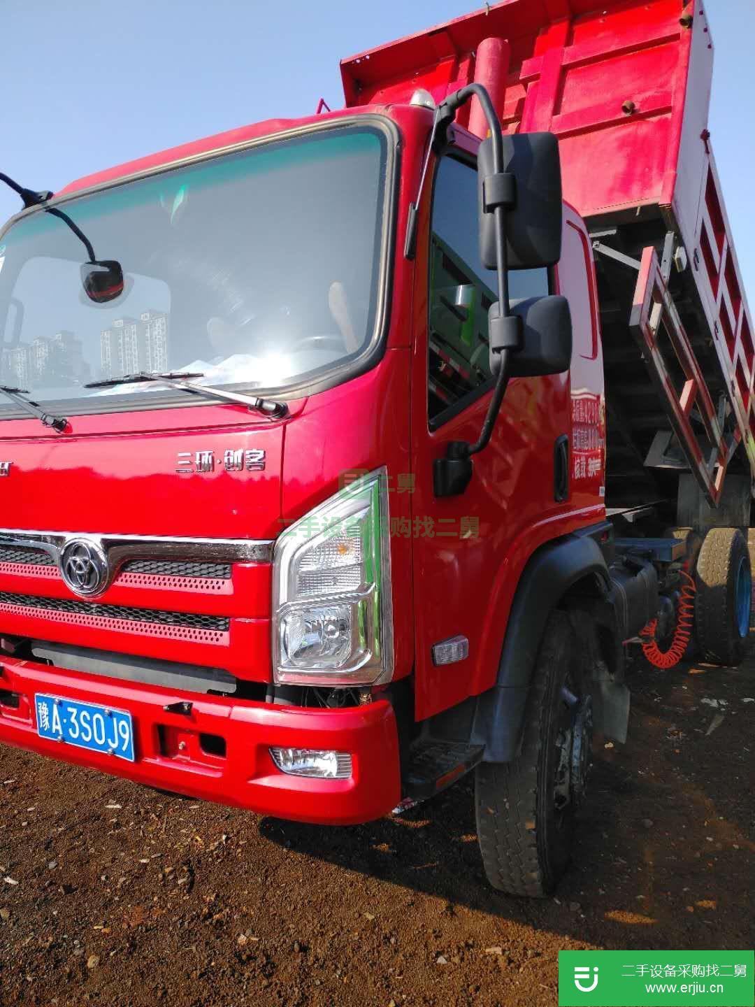 江蘇出售二手三環(huán)十通140馬力自卸車