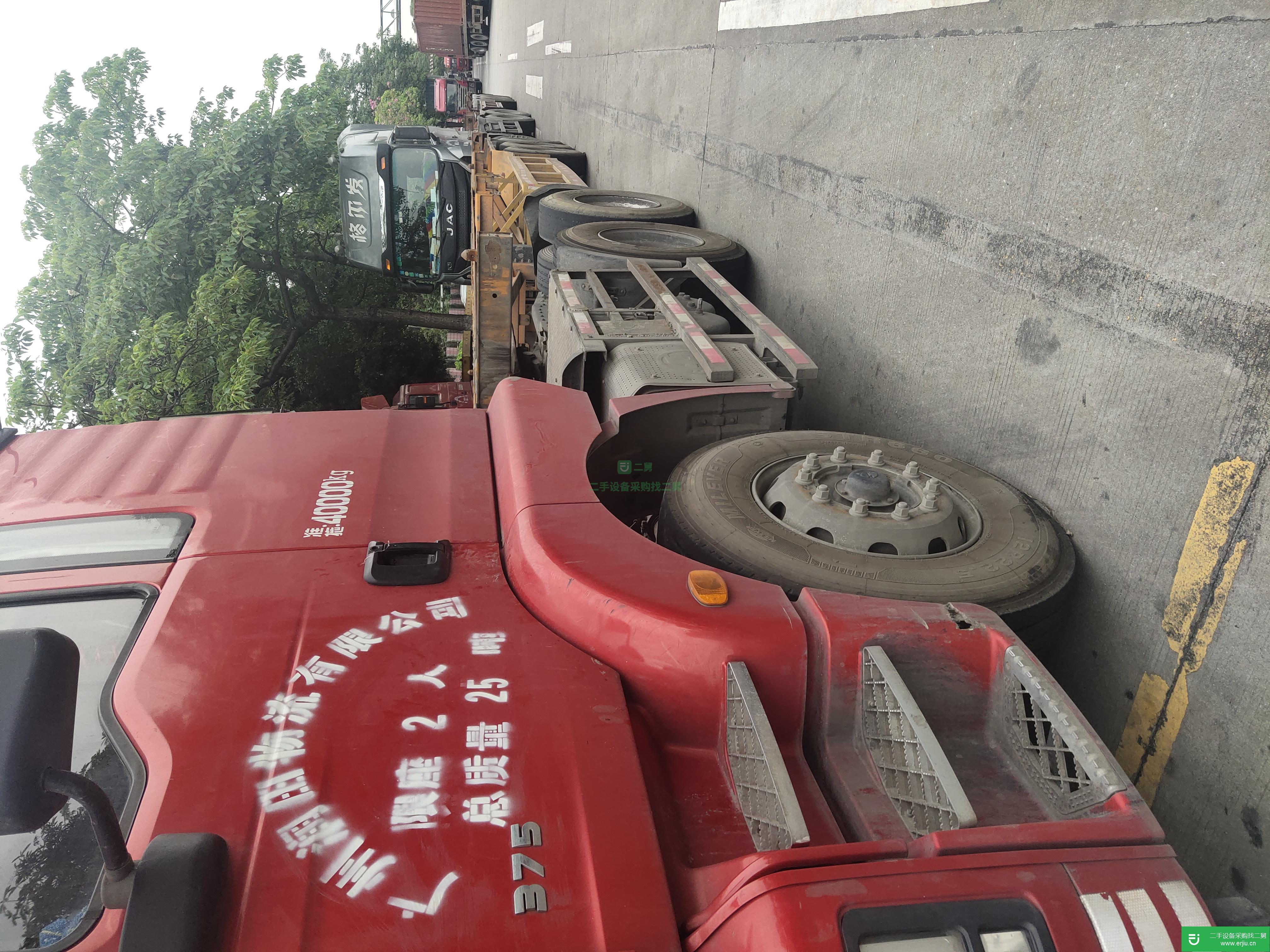 廣東出售二手陜汽375馬力牽引車