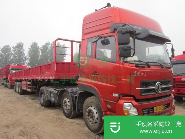山東低價出售一臺二手東風天龍牽引車