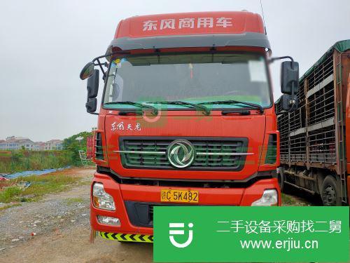 江西出售二手東風天龍前四后八高欄載貨車