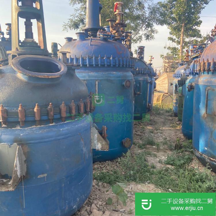 山東出售二手10噸搪瓷反應釜