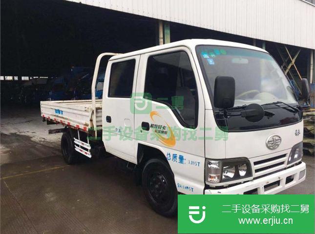 浙江出售二手一汽解放J6雙排平板貨車