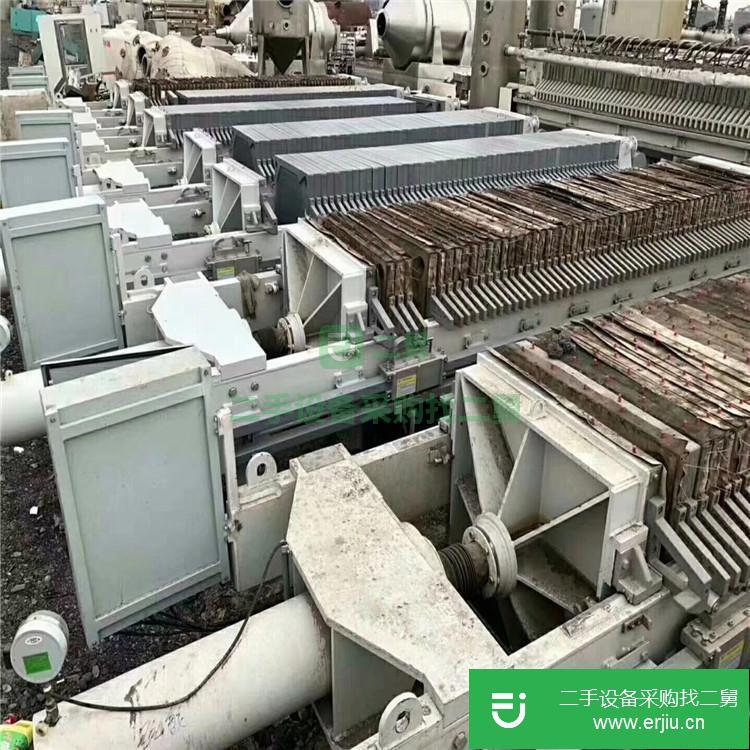 山東低價出售二手350平方京津隔膜壓濾機