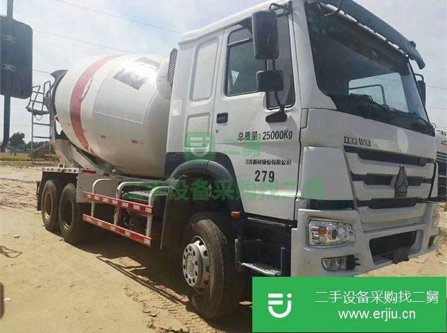 山東出售二手中國重汽混凝土攪拌車