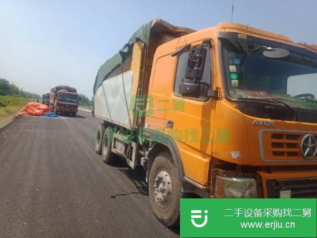 江蘇出售二手大運重卡后八輪自卸車