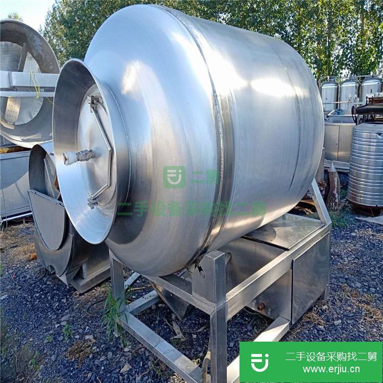 山東出售轉讓二手不銹鋼變頻真空滾揉機 肉制品加工設備