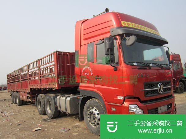 山東低價出售一臺二手東風天龍牽引車