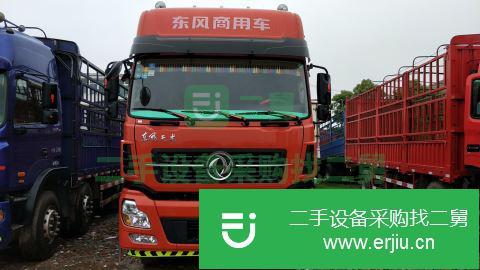 江西出售二手東風天龍前四后八倉欄貨車