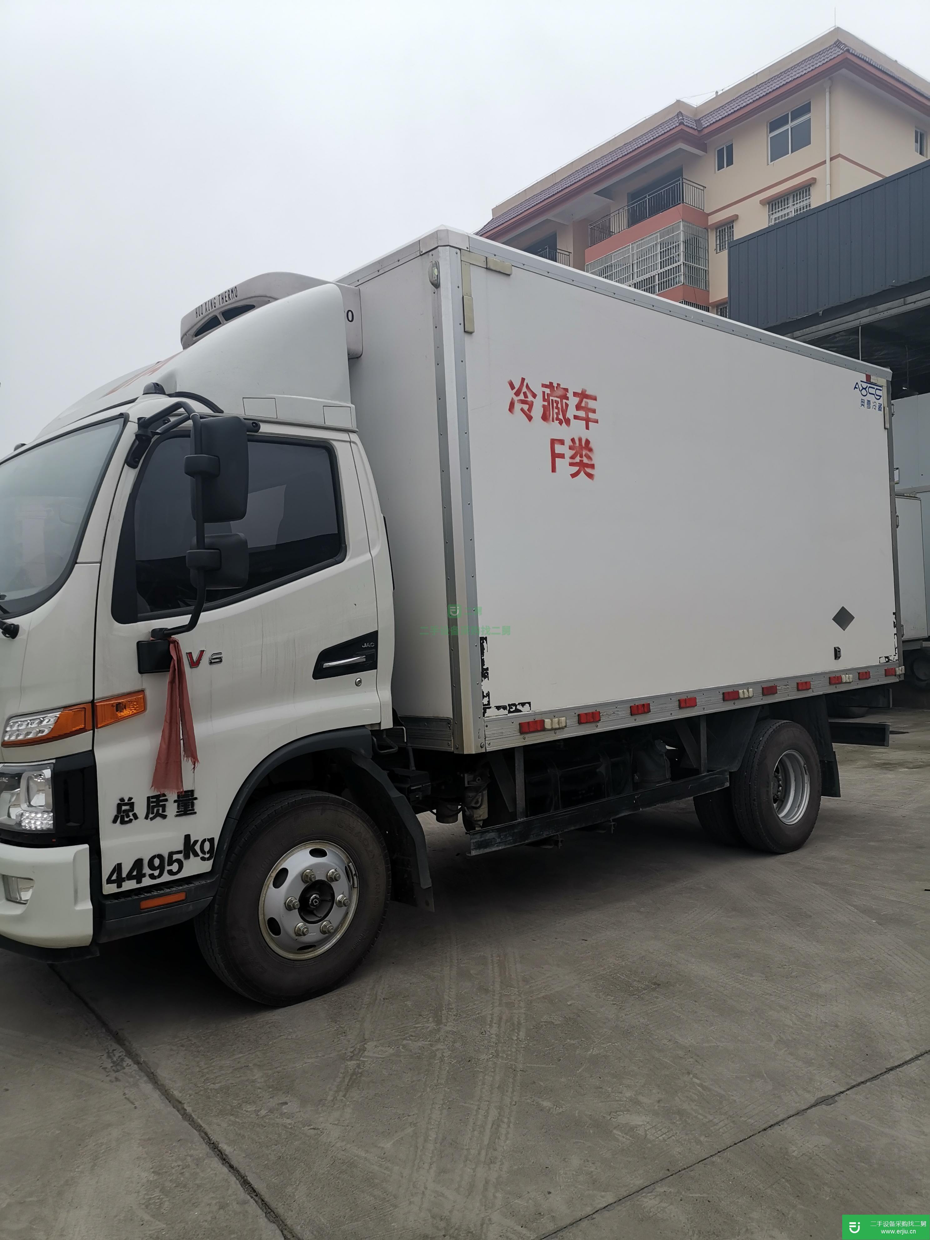 貴州低價出售一臺江淮駿鈴冷藏車  115 馬力