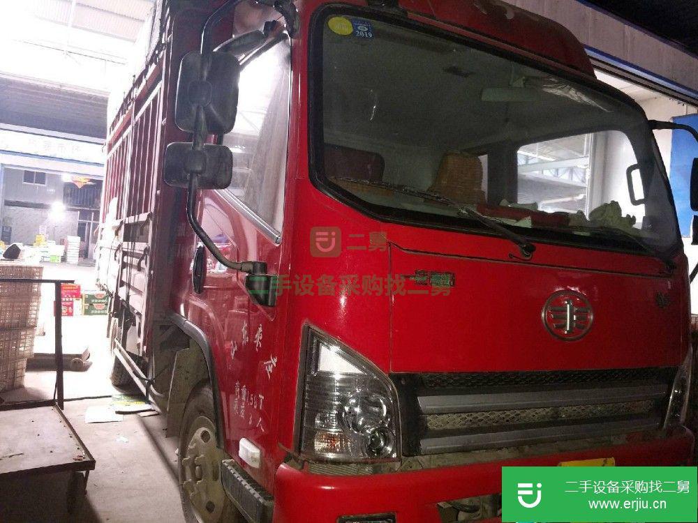 山東出售二手一汽解放高欄載貨車