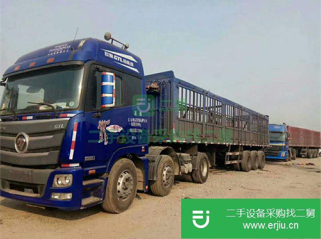 山東出售二手福田歐曼半掛車