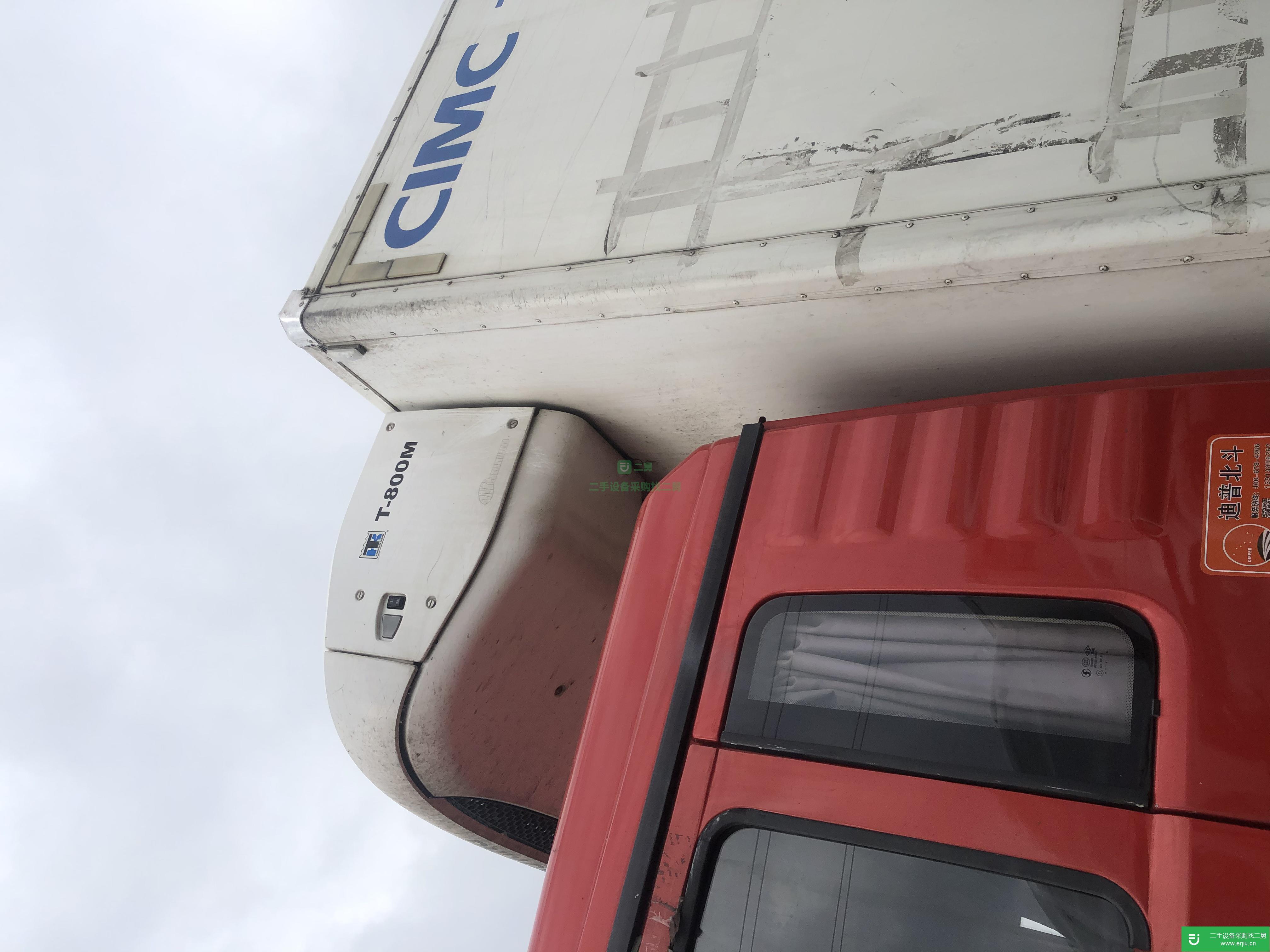 江蘇低價(jià)出售一臺(tái)二手陜汽重卡德龍L3000 冷藏車 185 馬力