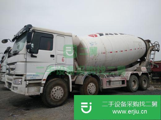 山東出售二手中國重汽混凝土攪拌車
