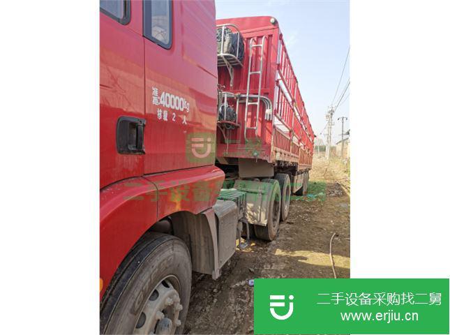 安微出售二手東風天龍倉欄半掛車