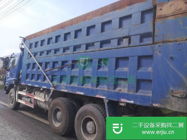 江蘇出售二手福田歐曼后八輪自卸車