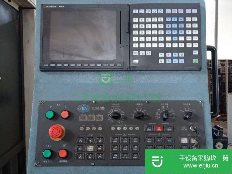 江蘇便宜出售二手少用斯可源2518數控龍門銑床兩線一硬齒輪頭