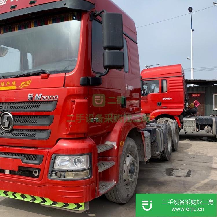 山東出售二手陜汽德龍m3000牽引車375馬力濰柴發動機