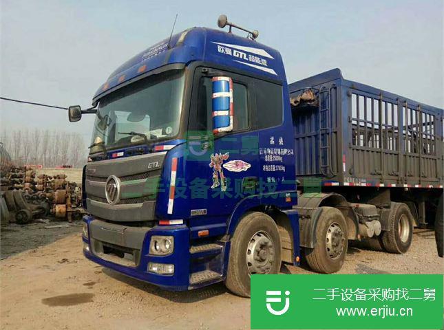 山東出售二手福田歐曼半掛車