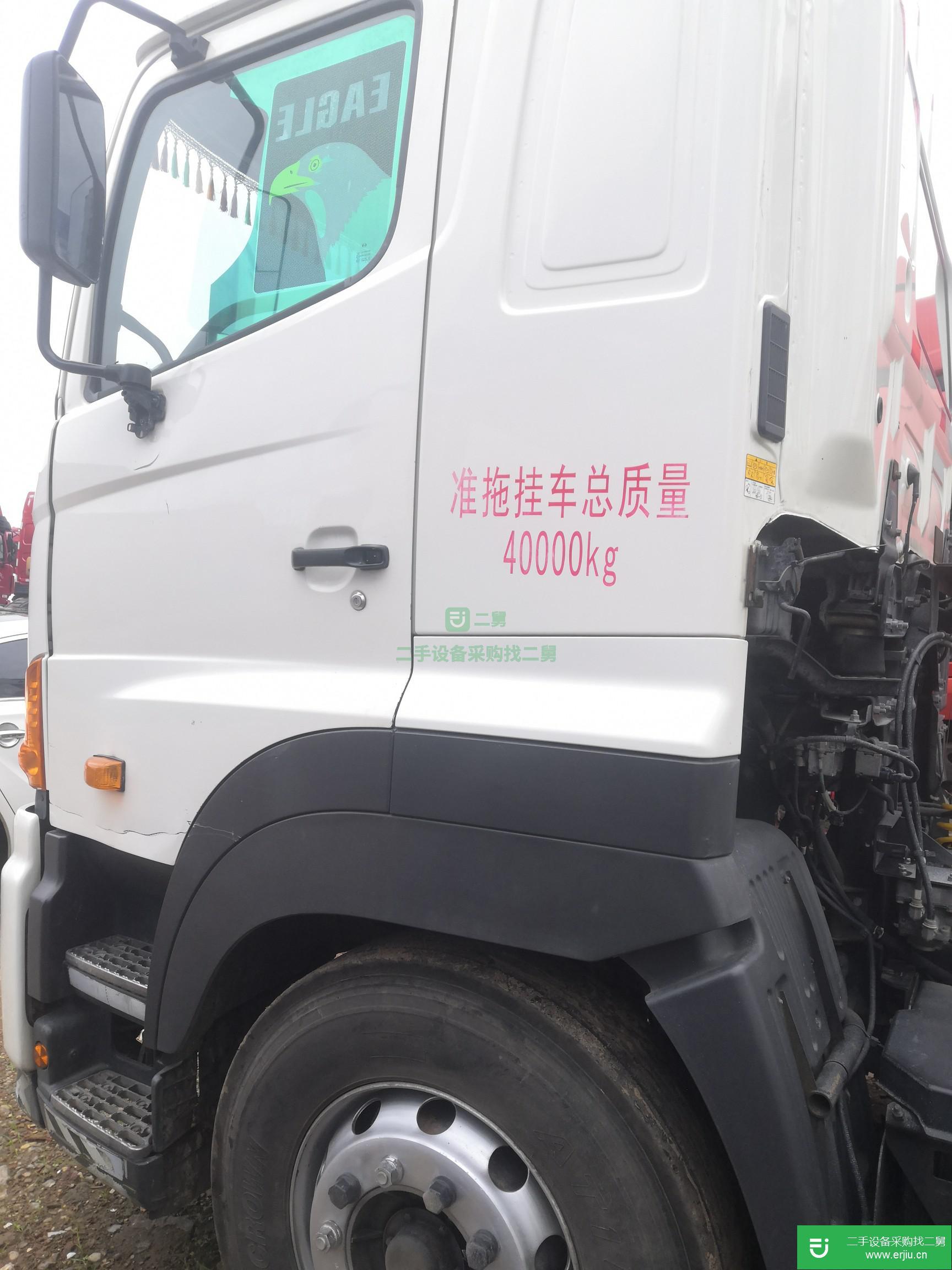 江西低價出售一臺二手廣汽日野牽引車  420馬力