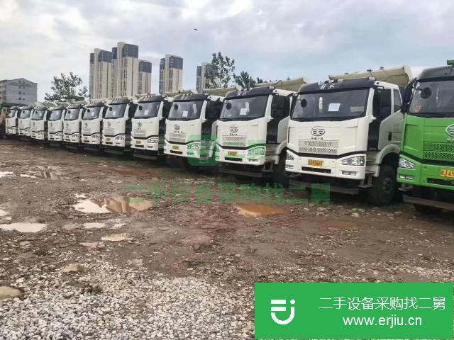 江西出售二手一汽解放J6P自卸車(chē)