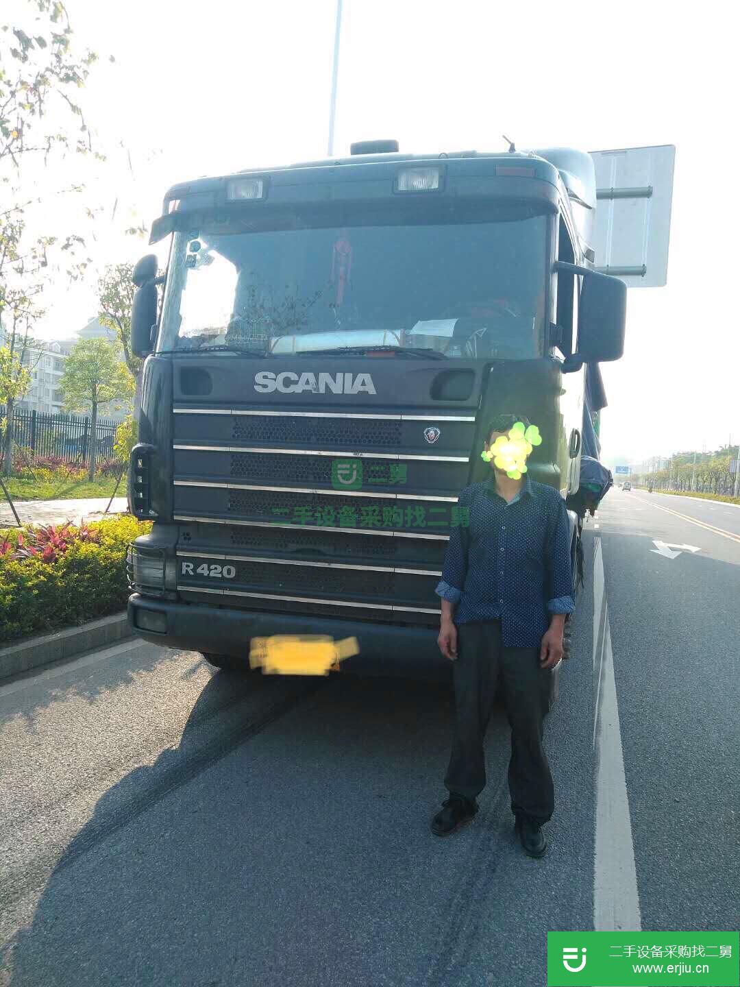 浙江低價出售一臺斯堪尼亞牽引車  420 馬力