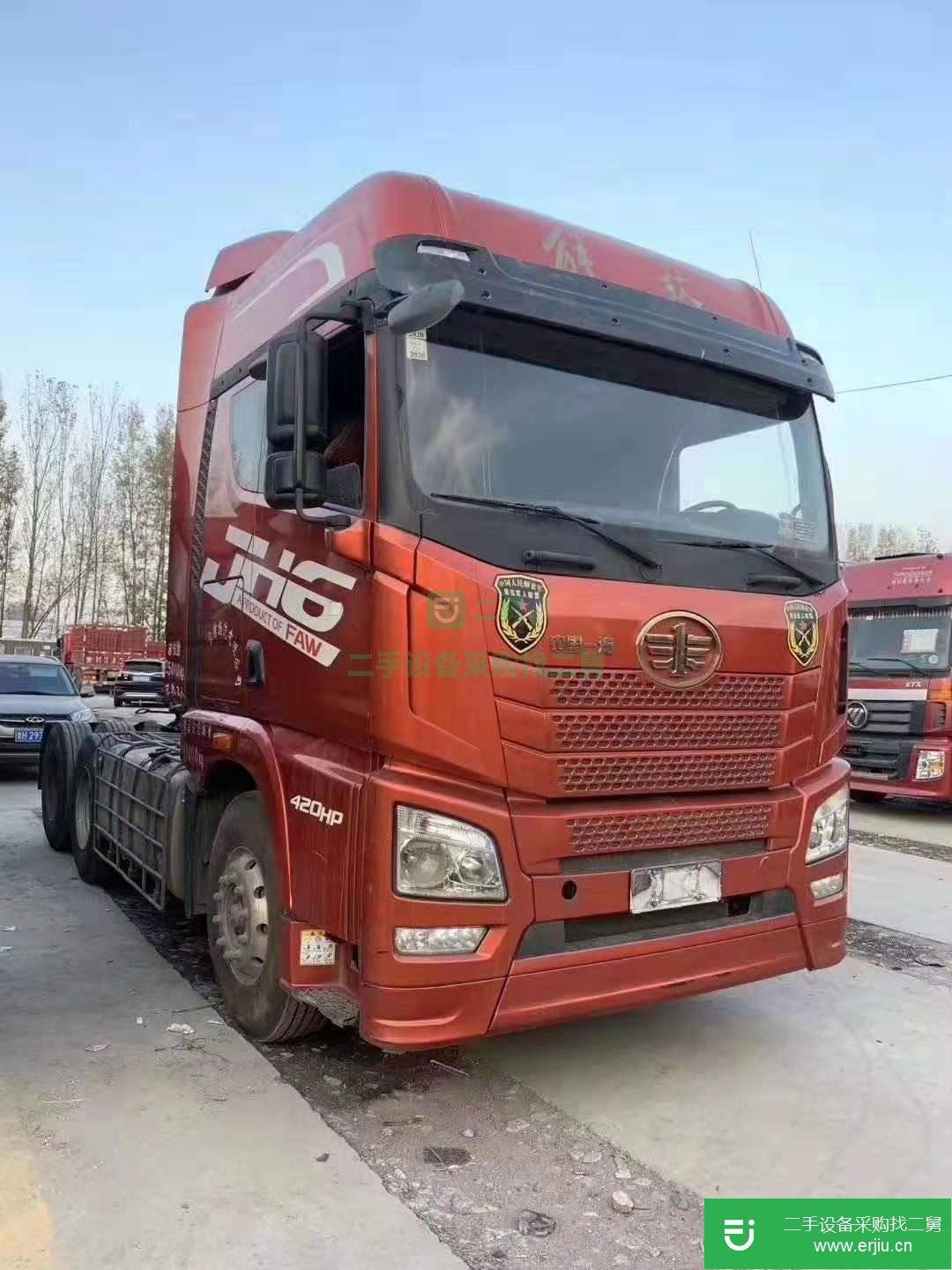 甘肅出售二手解放牽引車