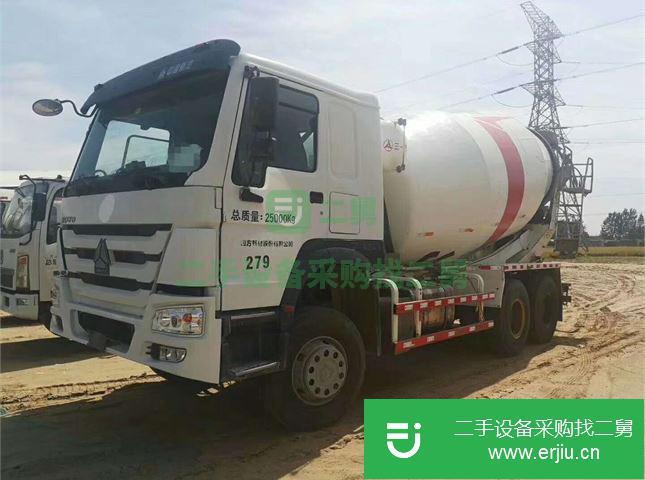 山東出售二手中國重汽混凝土攪拌車