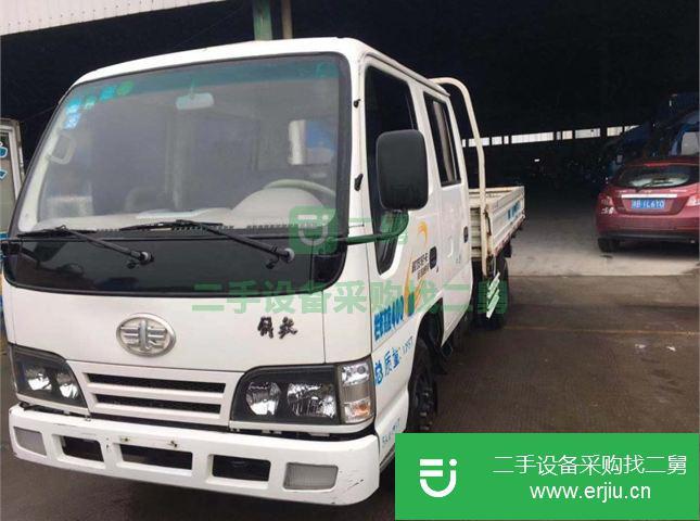 浙江出售二手一汽解放J6雙排平板貨車