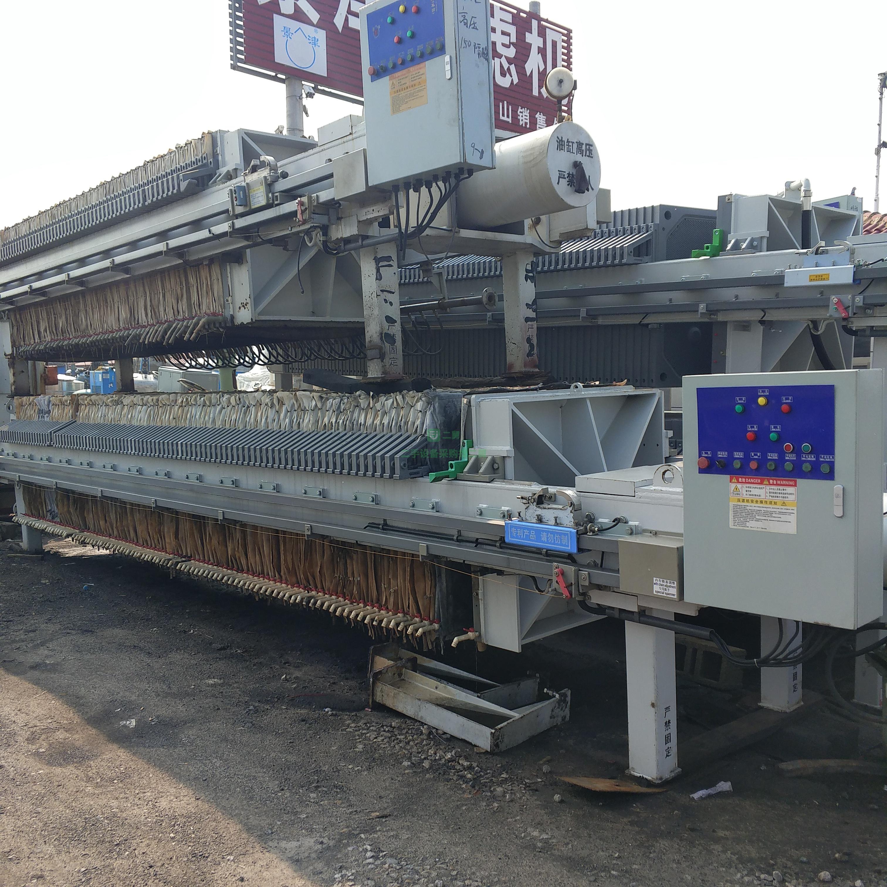 出售9層新200平方隔膜壓濾機(jī)18臺(tái) 板框壓濾機(jī)