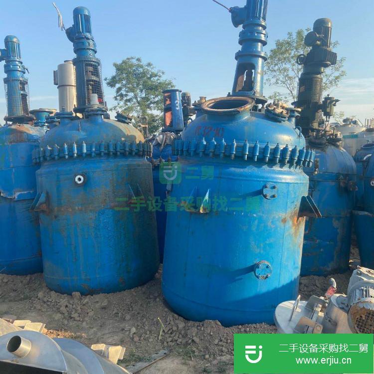 山東出售二手10噸搪瓷反應釜